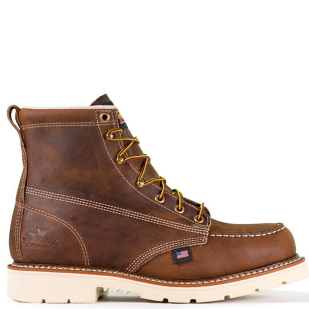 Thorogood Men's American Heritage 6 Inch Trail Crazyhorse Work Boots with Steel